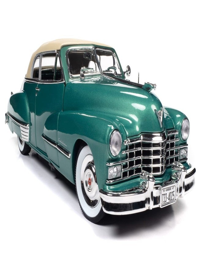 AW AUTO WORLD سيارة كاديلاك سيريز 62 كابريوليه موديل 1947 من أوتو وورلد، بمقياس 1:18، مصنوعة من المعدن المصبوب - Image 3